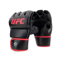 Перчатки MMA тренировочные 6 унций S/M черные UFC UHK-75058/ UHK-90075-20