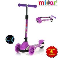 Трёхколёсный самокат Mini MICAR ZUMBA Фиолетовый