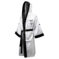 Халат с капюшоном XL бел/черн. (арт. 4387H XL WH/BK)