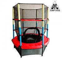 Батут DFC JUMP KIDS 55" красно-желто-синий, сетка (137см)